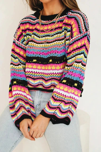 Krohn-e | Trendy Lose Strickpullover