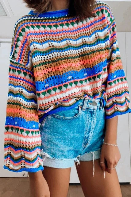 Krohn-e | Trendy Lose Strickpullover