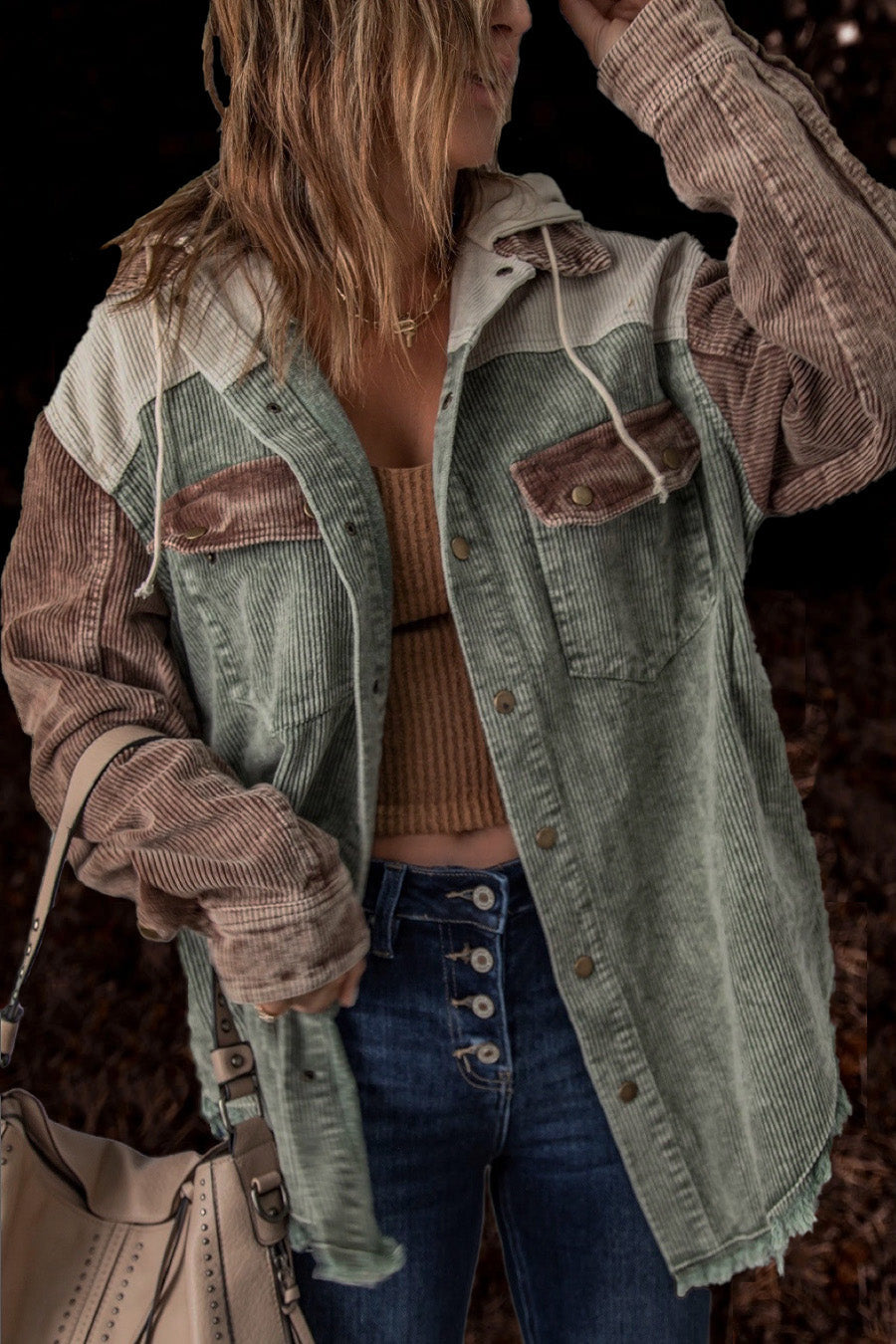 Krohn-e | Retro-Weste aus Cord