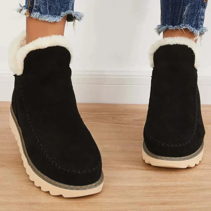 Krohn-e | Warme Retro Dicksohlige Schneestiefel