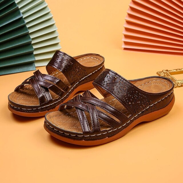 FEMKE Orthopädische Sandalen im Vintage-Stil