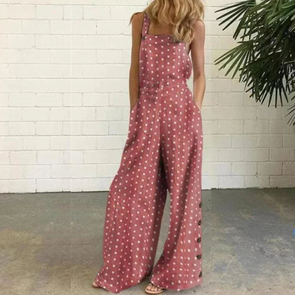 MIA Jumpsuits with Dot Print