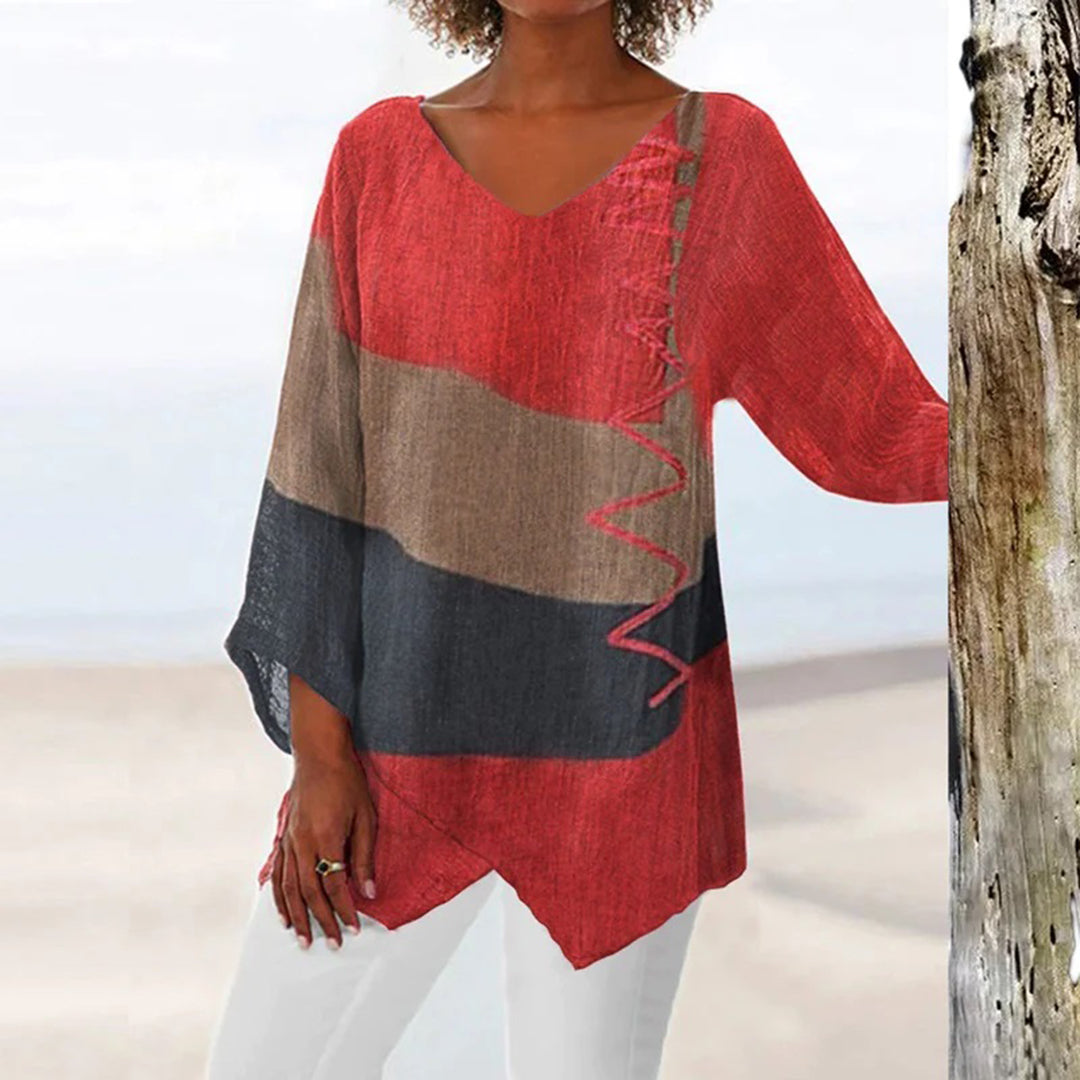 Elegante Damen-Tunika mit langen Ärmeln