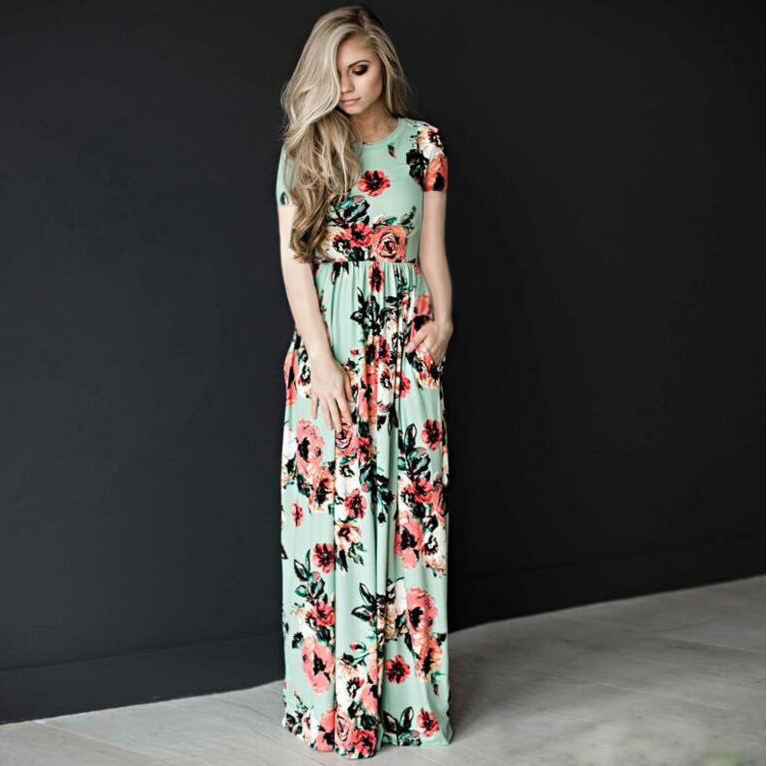 Blumenmaxikleid Roxana für Damen