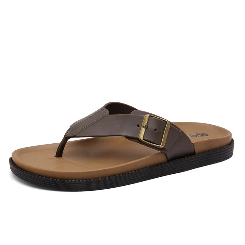 KROHN-E Damen Vegan Sandalen Gepolstert Verstellbar Nachhaltig