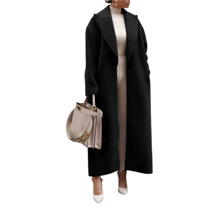 Krohn-e | Warme Plüsch Damen Winterjacke
