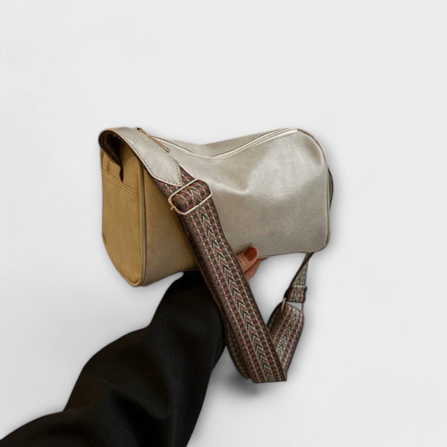 KROHN-E Damen Schultertasche Modern Verstellbarer Riemen Vielseitig