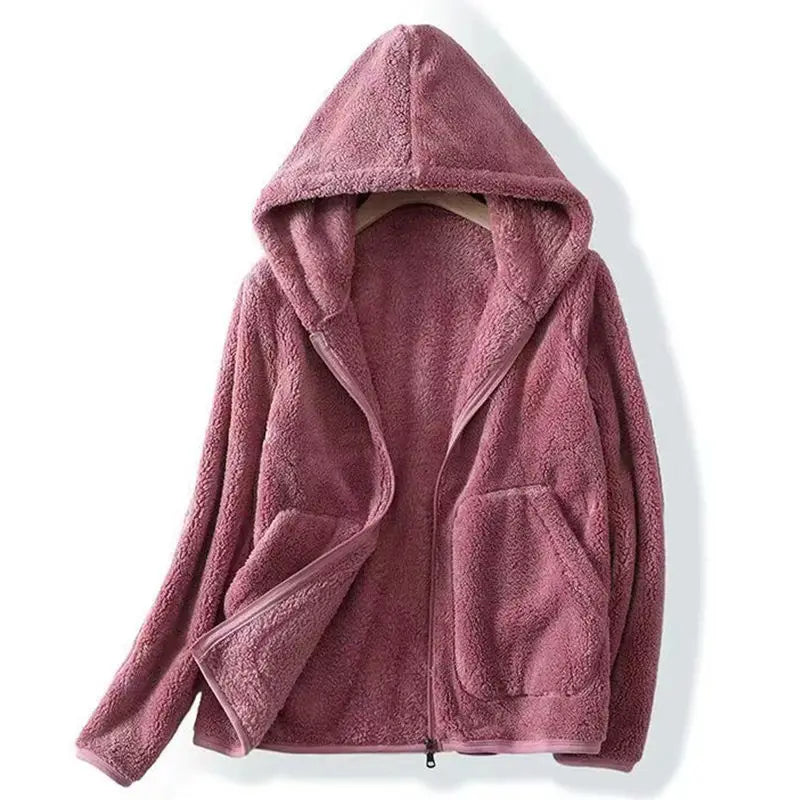 Krohn-e | Übergrößen-Fleece-Hoodie Norah