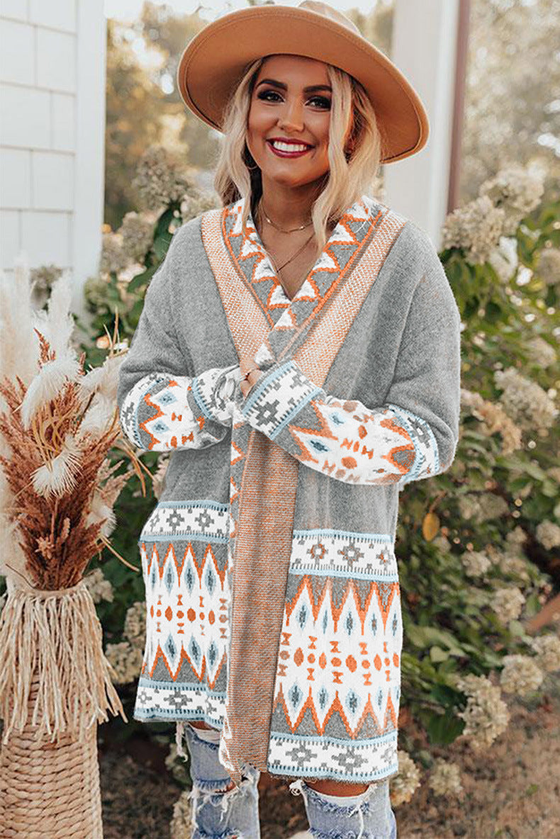 Krohn-e | Strick-Midilanger Cardigan