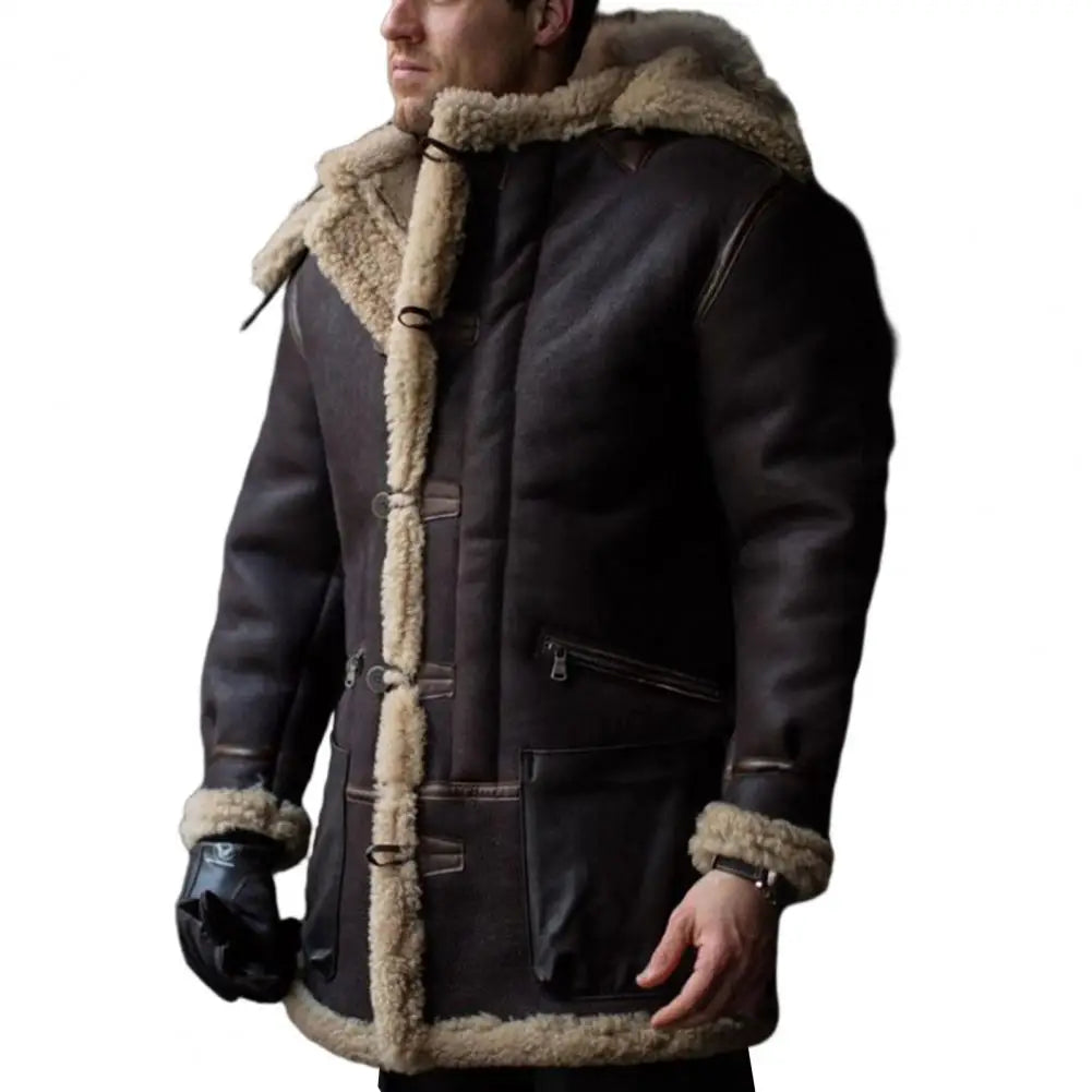 Herren Winterjacke Markus – Retro, warm, mit Kapuze