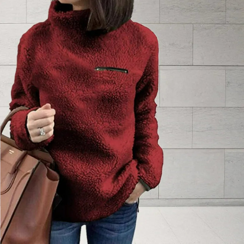 Alvina: Extra weicher, bequemer Pullover