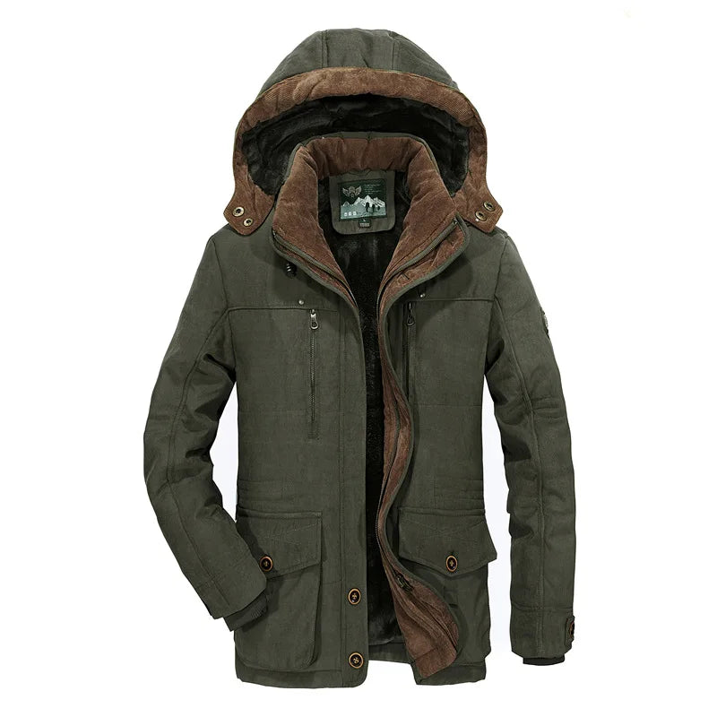 Herren Winter Fleecejacke Leon