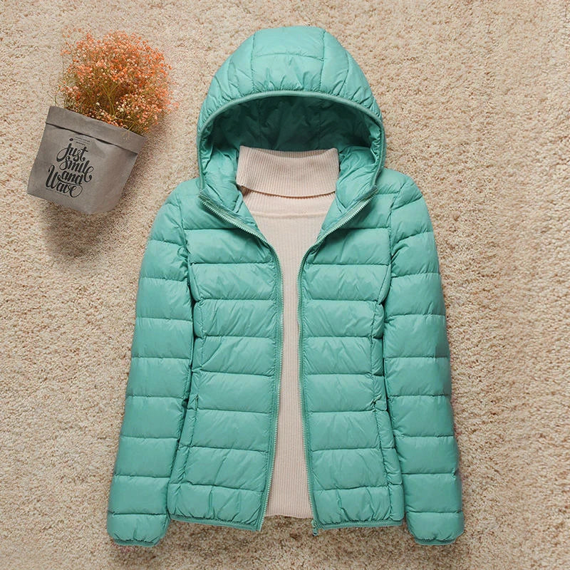 Krohn-e | Winterjacke mit Reißverschluss und Kapuze und Langen Ärmeln - Winter