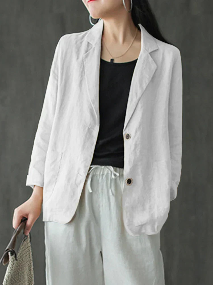 Krohn-e | Casual-Jacke mit Knöpfen für Damen