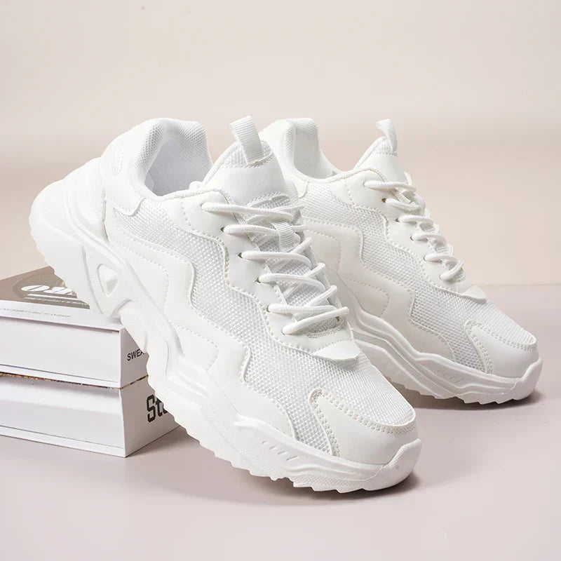 KROHN-E Damen Sneaker Atmungsaktiv Mesh Leichtgewicht
