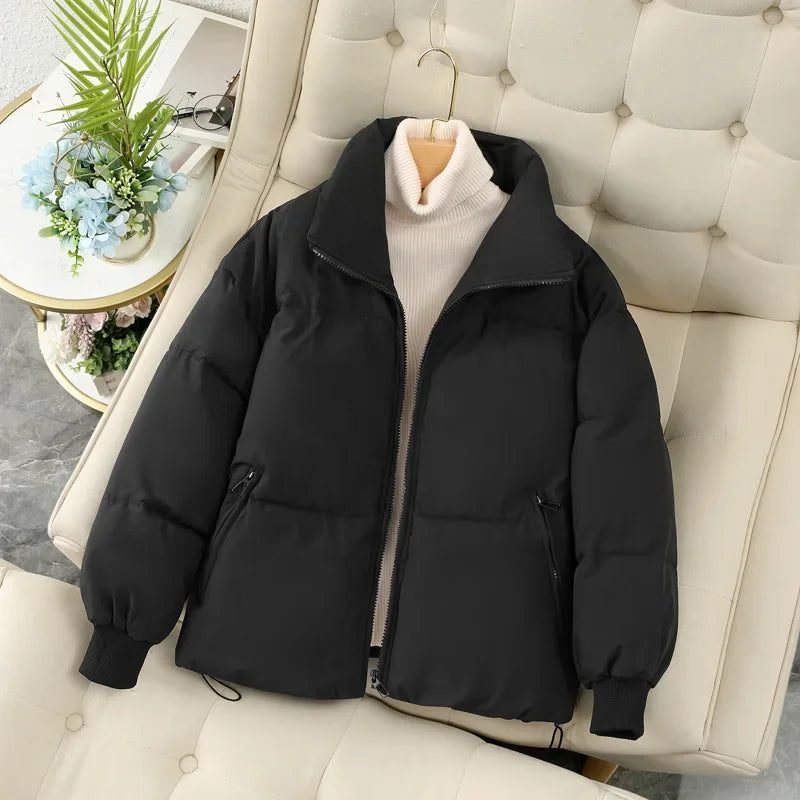 Krohn-e | Herbst/Winter Stehkragen Pufferjacke