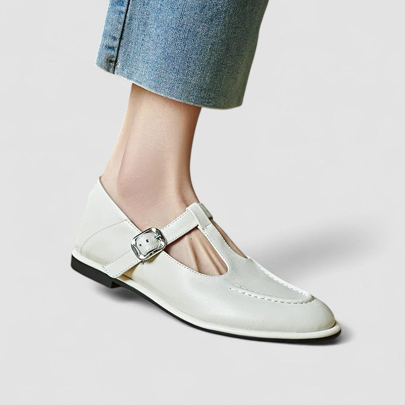 KROHN-E Damen Orthopädische Schuhe Niedriger Absatz Komfort