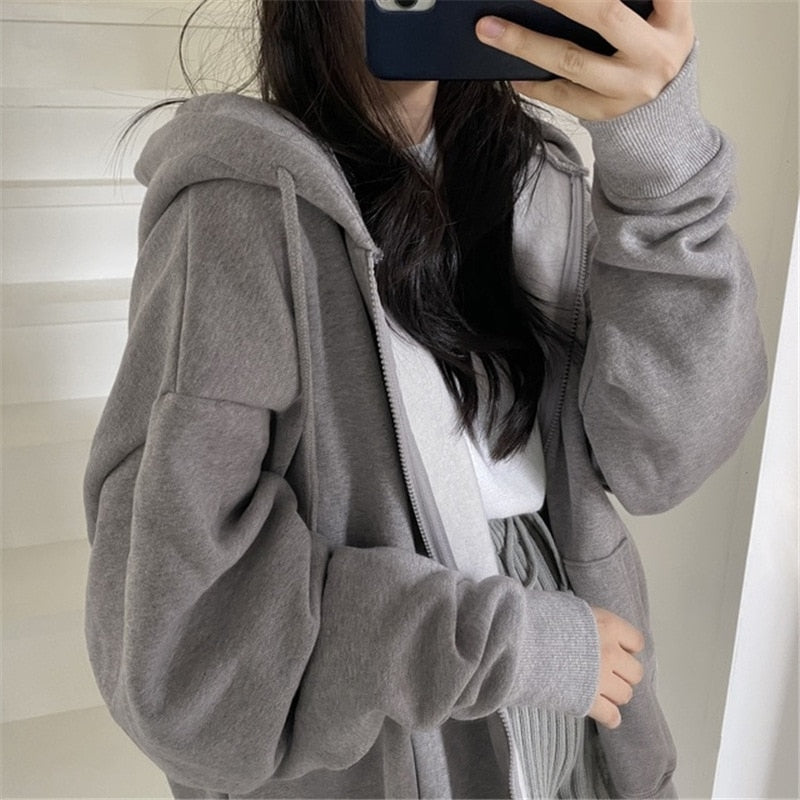 Krohn-e | Ziphoodie Hoodie für Damen