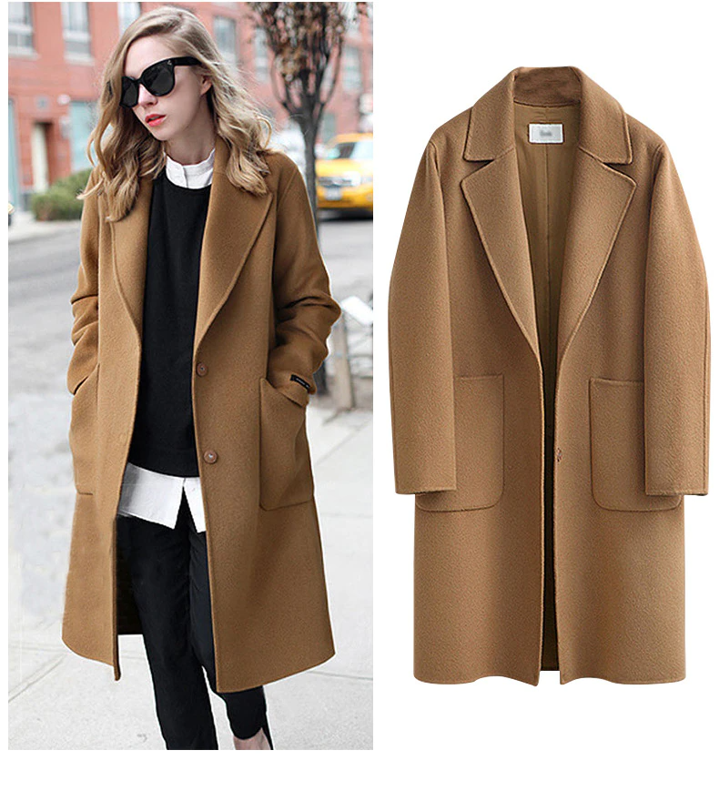 Krohn-e | Oversized Eleganter Damen Trenchcoat