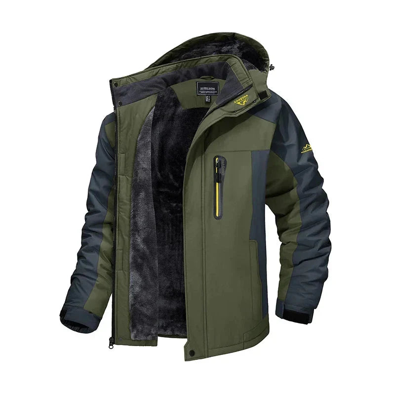 Herren Winterjacke Markus mit abnehmbarer Kapuze