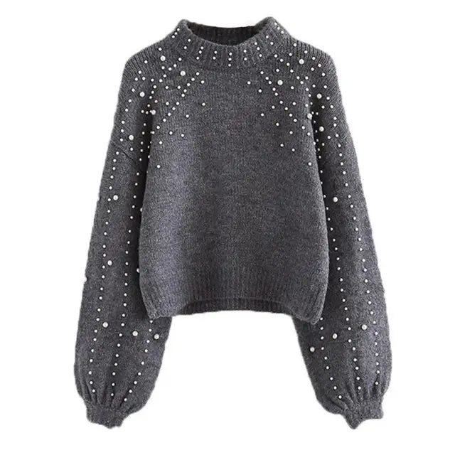 Krohn-e | Strickpullover mit O-Ausschnitt