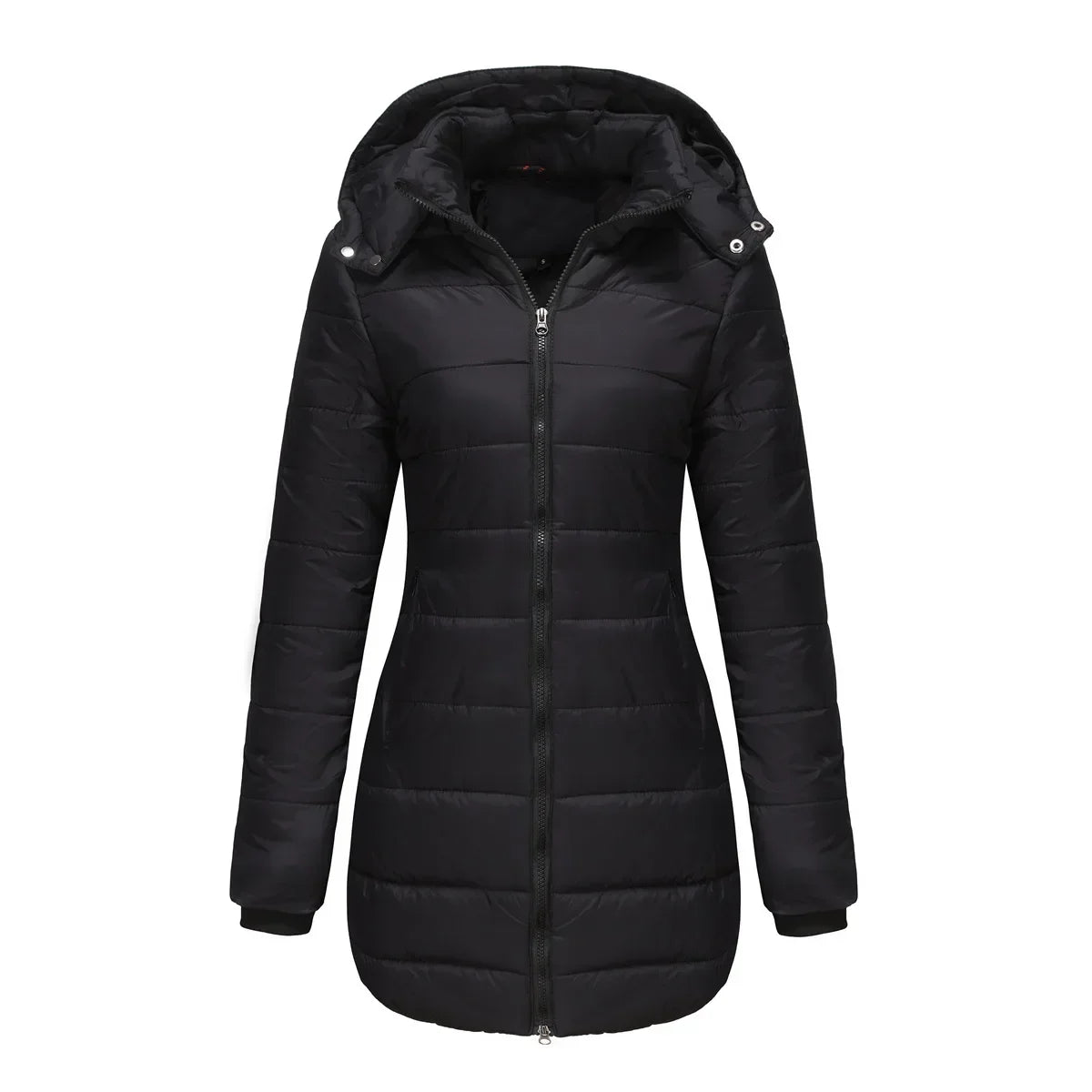 Krohn-e | Winter-Puffermantel mit Abnehmbarem Gesteppter Kapuze