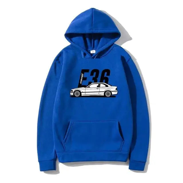 Sportlicher Hoodie mit Robin-Auto-Design