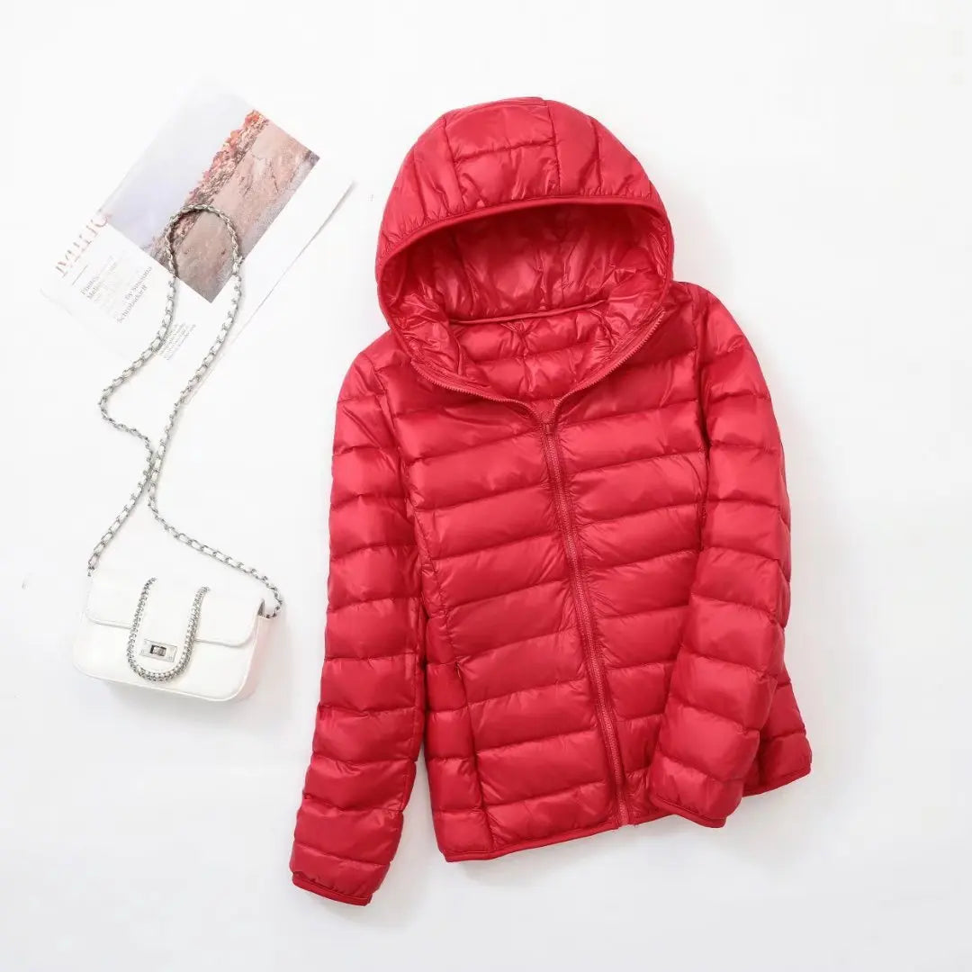 Krohn-e | Kapuzen Daunenjacke Spezielle Winter