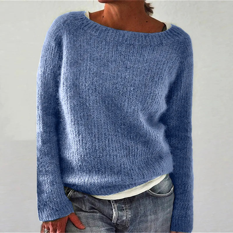 Krohn-e | Loser Strickboot Hals Pullover