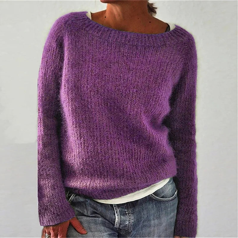 Krohn-e | Loser Strickboot Hals Pullover