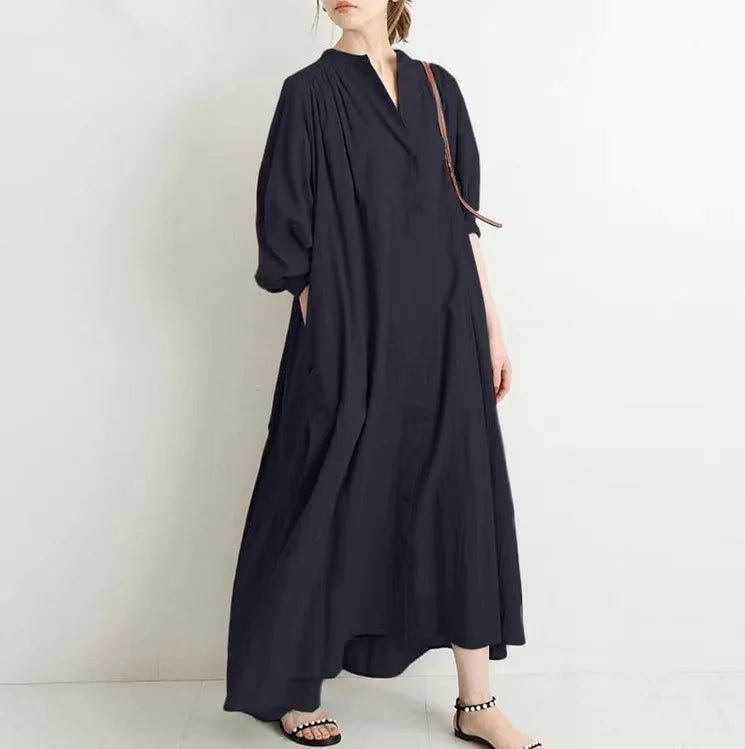 Vintage Langarm-Kleid Hemden von Lea