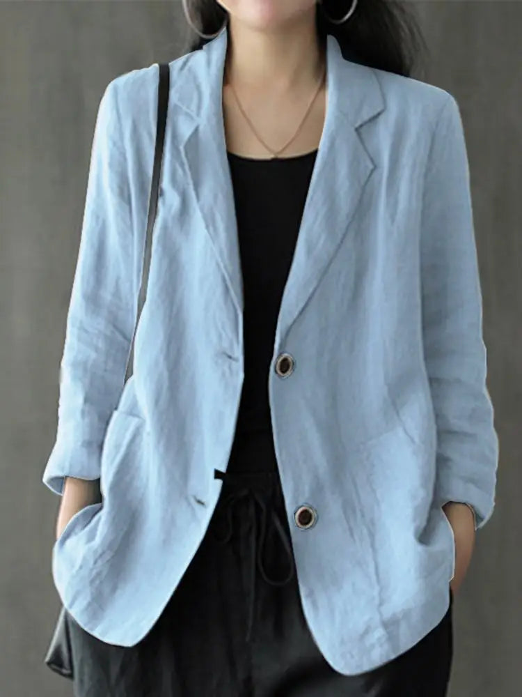 Krohn-e | Casual-Jacke mit Knöpfen für Damen