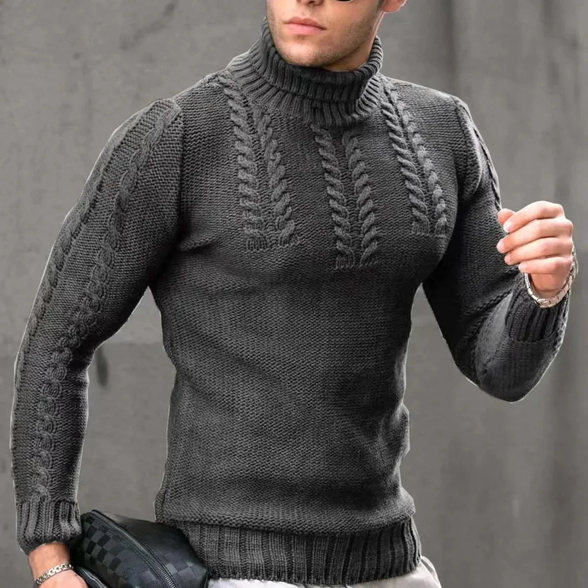 Stylischer und einfacher Gina Winterpullover
