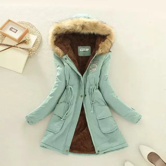 Krohn-e | Gepolsterte Baumwolle Herbst Winter Jacke Slim Fit