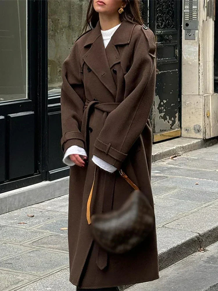 Krohn-e | Woolly Coat - Damenmantel für Herbst und Winter