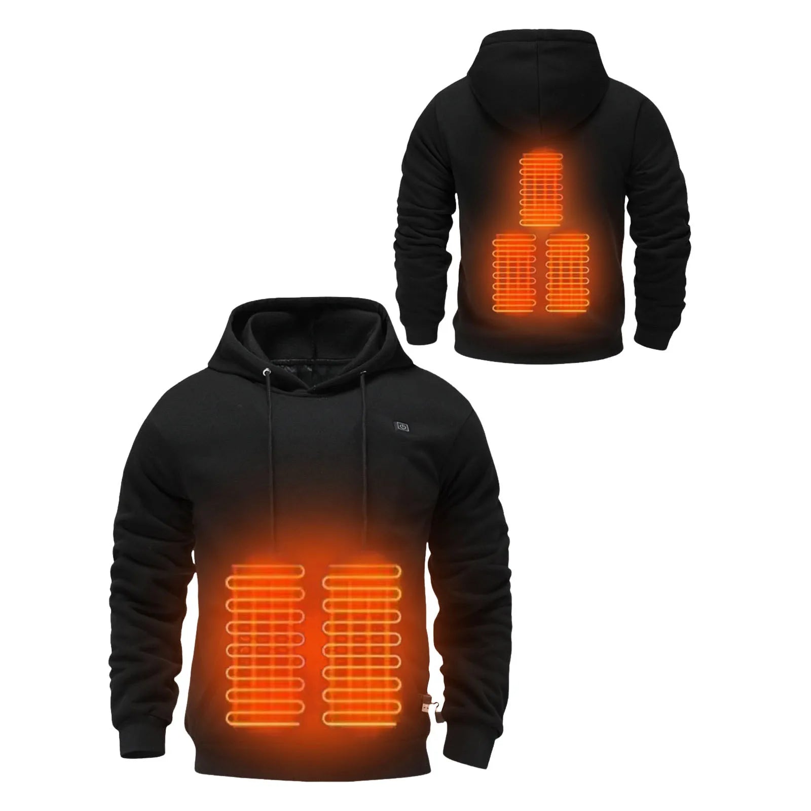 Morten Winterhoodie mit integrierter USB-Heizung