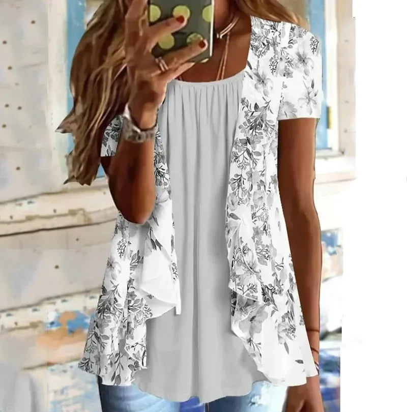 Fudus Blument-Oberteile mit Druck