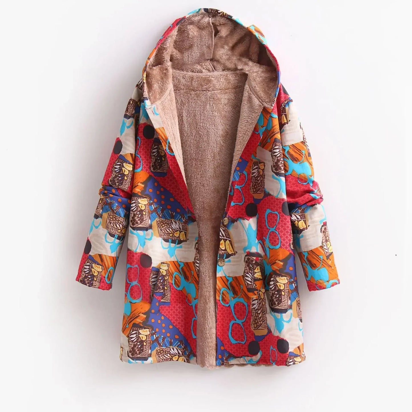 Krohn-e | Fleecejacke für Damen - mit Kapuze