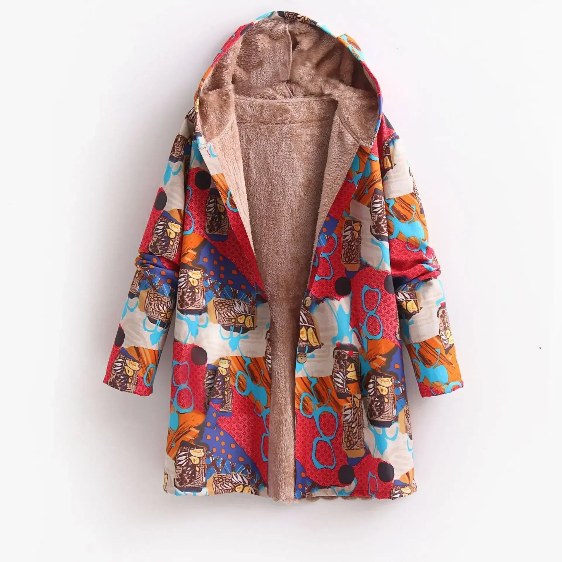Krohn-e | Fleecejacke für Damen - mit Kapuze