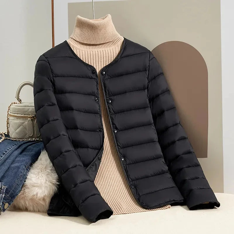Krohn-e | Slim Fit Leichte Daunenjacke