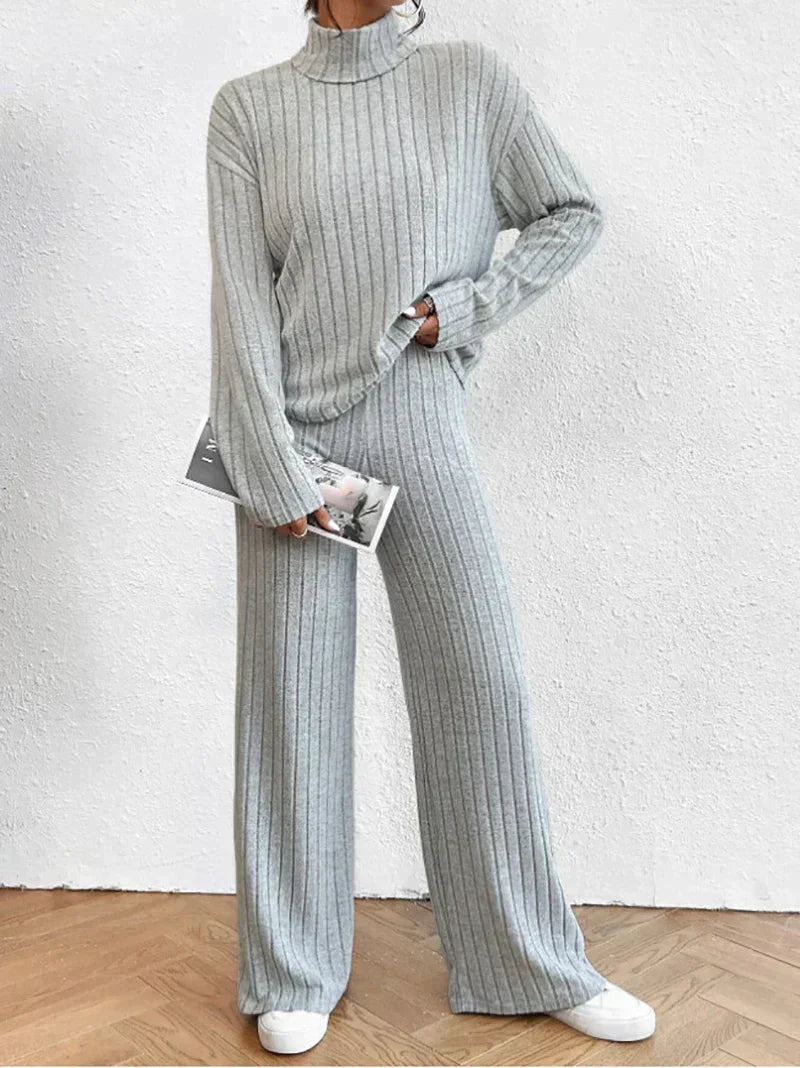Krohn-e | Strickhose und Rollkragenpullover für Frauen