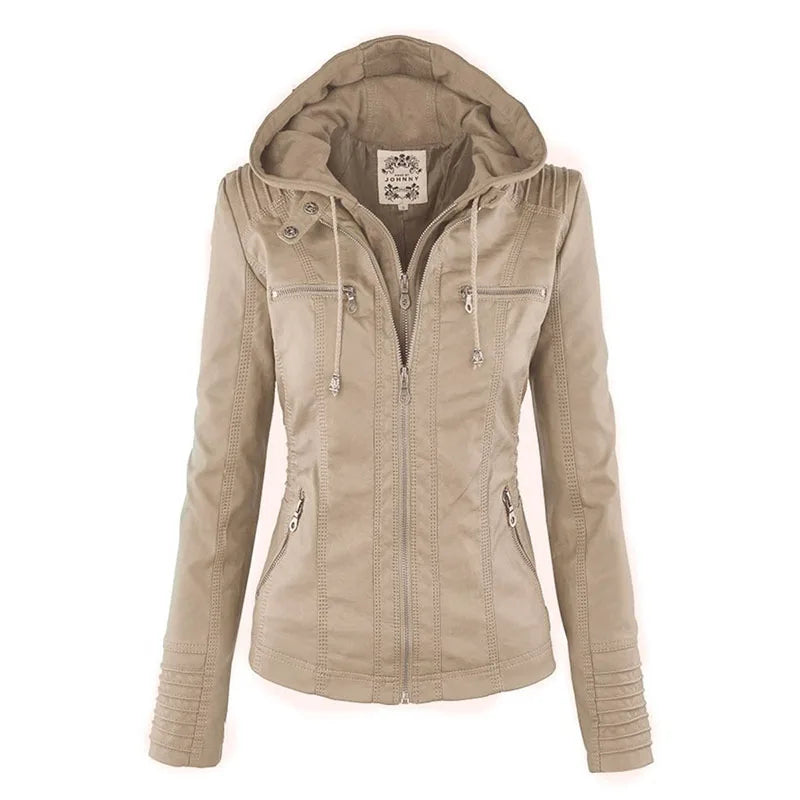 Elegante Lederjacke von Porian