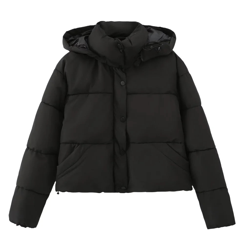 Krohn-e | Lässige Kurze Kapuzenjacke