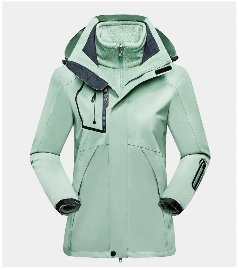 Krohn-e | 3-In-1 Outdoor Schutzjacke für Frauen