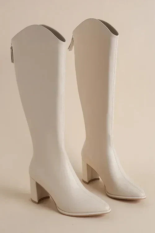 Krohn-e | Spitzer Zehen Mid-Calf Stiefel