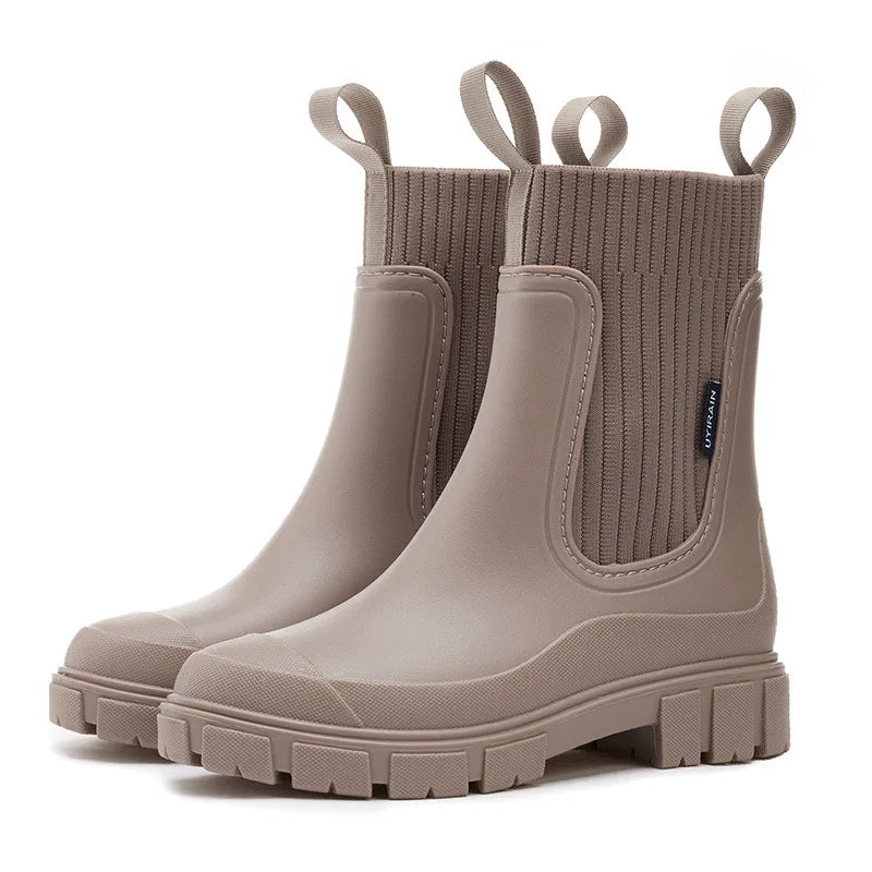 Krohn-e | Wasserdichte Stiefeletten mit Chunky Sohle