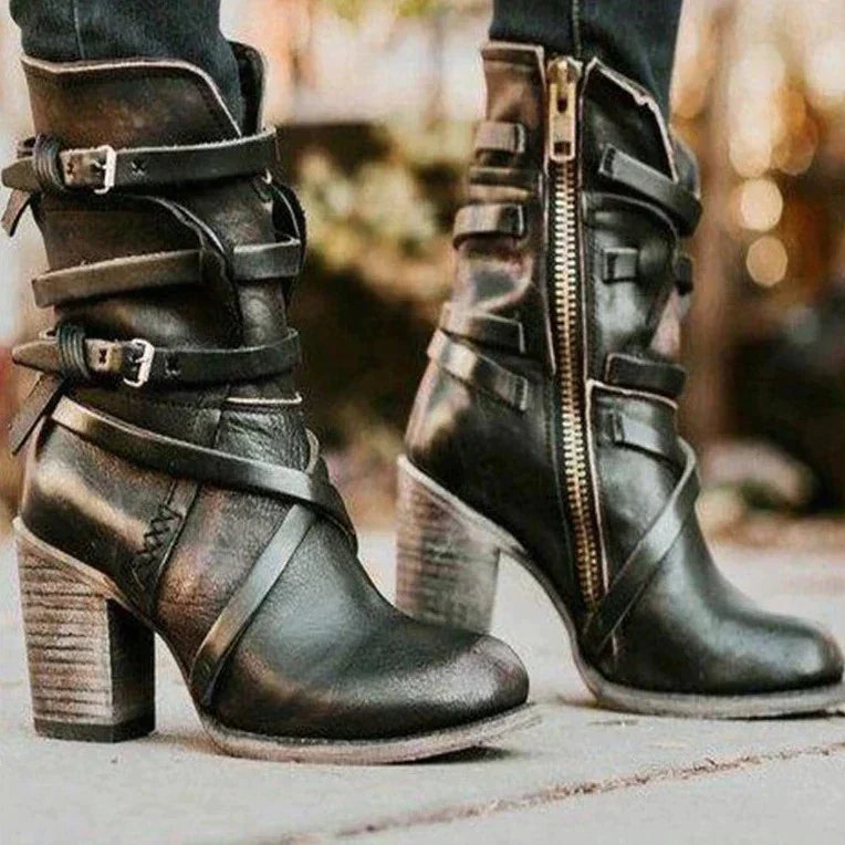 Krohn-e | Frauen Retro Stiefel