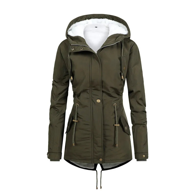 Krohn-e | Winddichte Mittellange Kapuzenjacke