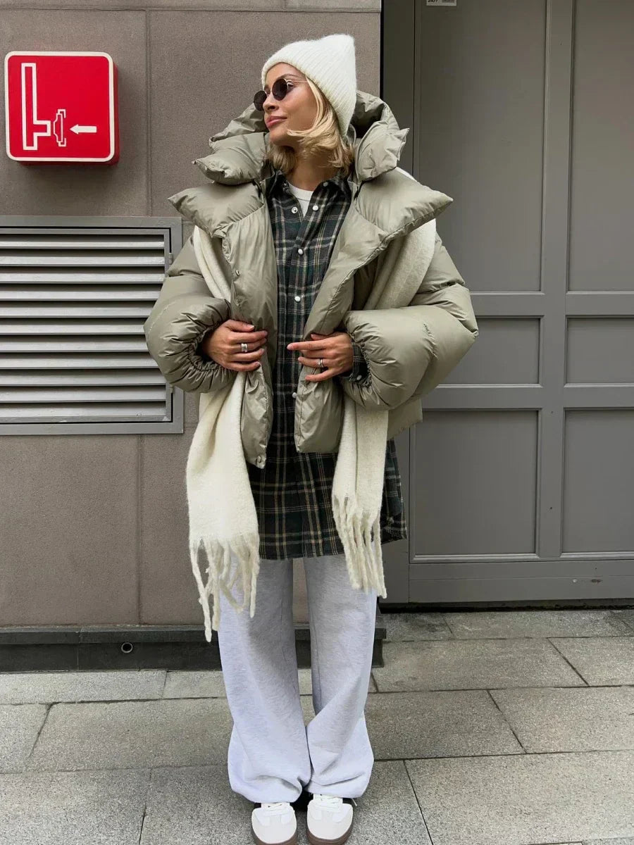 Krohn-e | Modische Steppjacke in Anthrazit