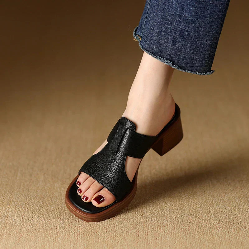 KROHN-E Damen Sandalen Verstellbare Riemen Rutschfest Komfort